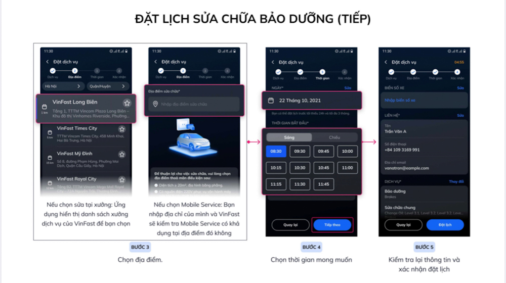 Cập nhật dẫn sử dụng Ứng dụng VinFast cho ô tô điện | Đặt lịch sửa chữa bảo dưỡng - 2