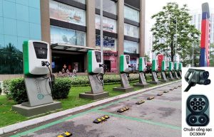 Tram sac o to dien tai Vincom Long Bien ha noi 1