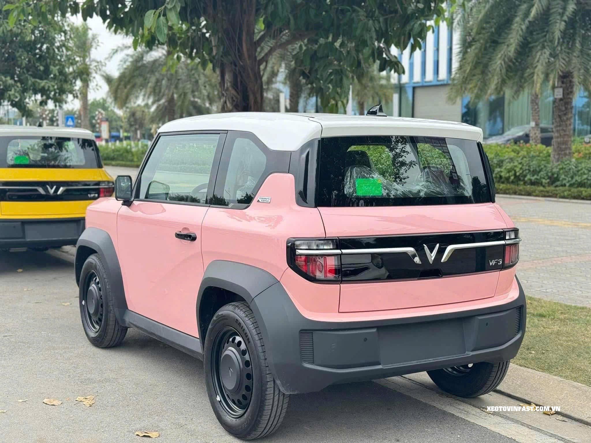 vinfast vf3 màu hồng phấn - 8
