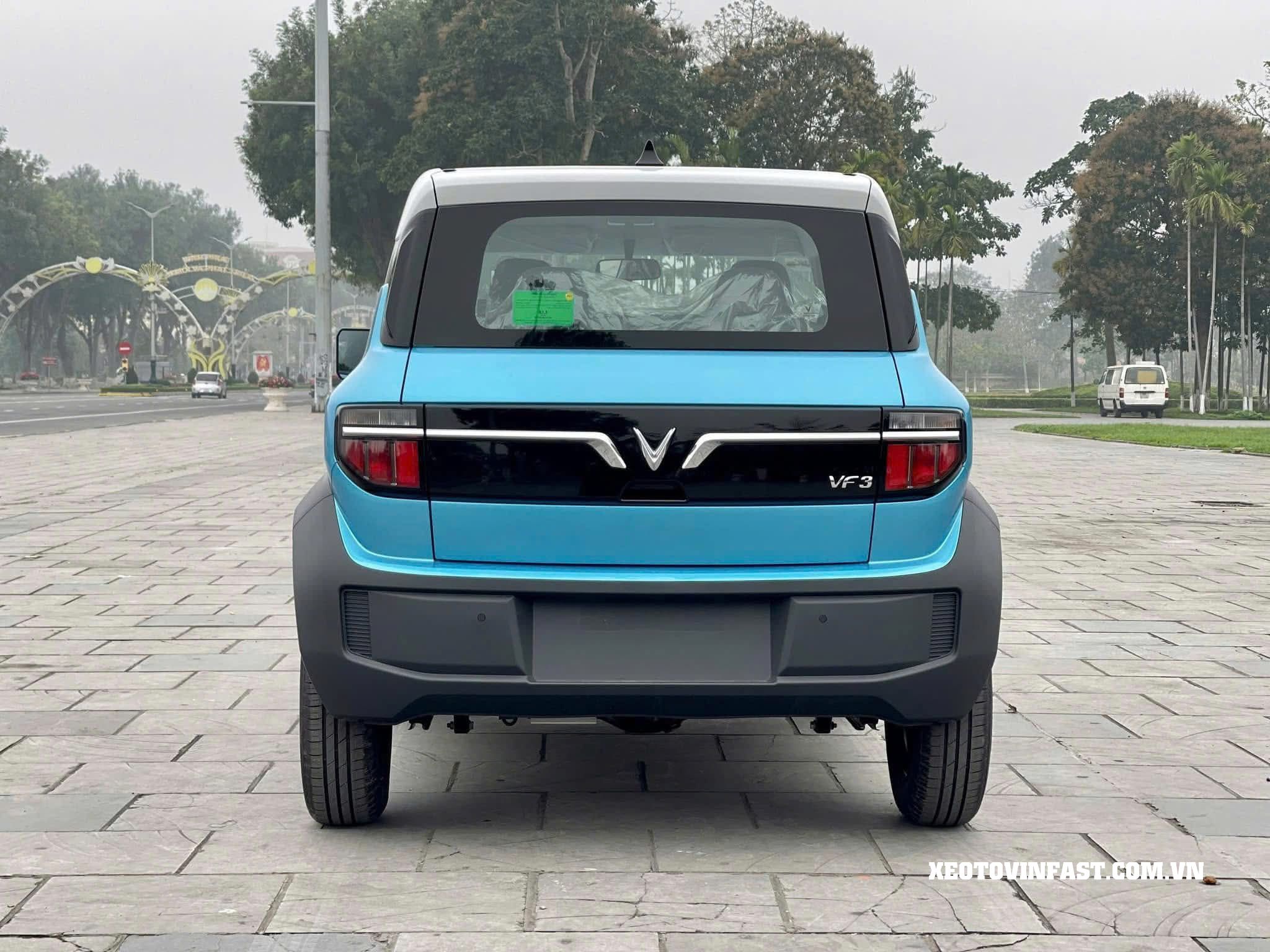 đánh giá xe vinfast vf3 màu xanh dương nhạt - 3