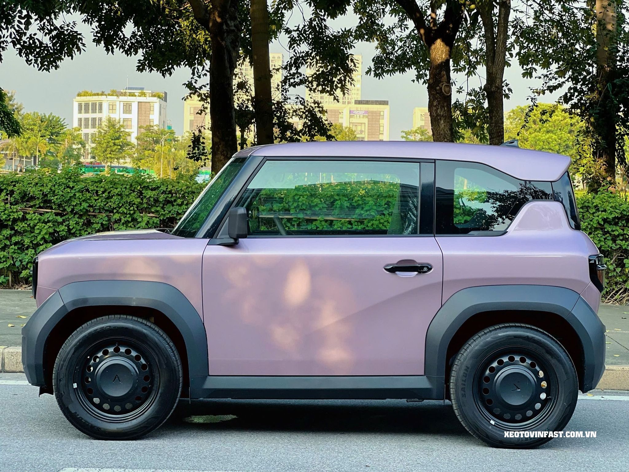 vinfast vf3 màu hồng tím - 2