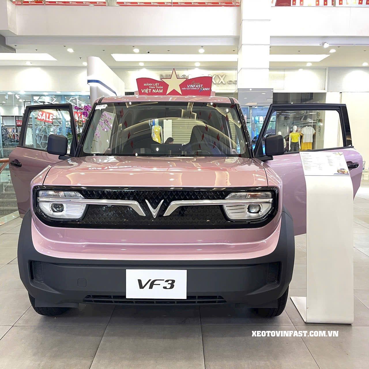 vinfast vf3 màu hồng tím - 10
