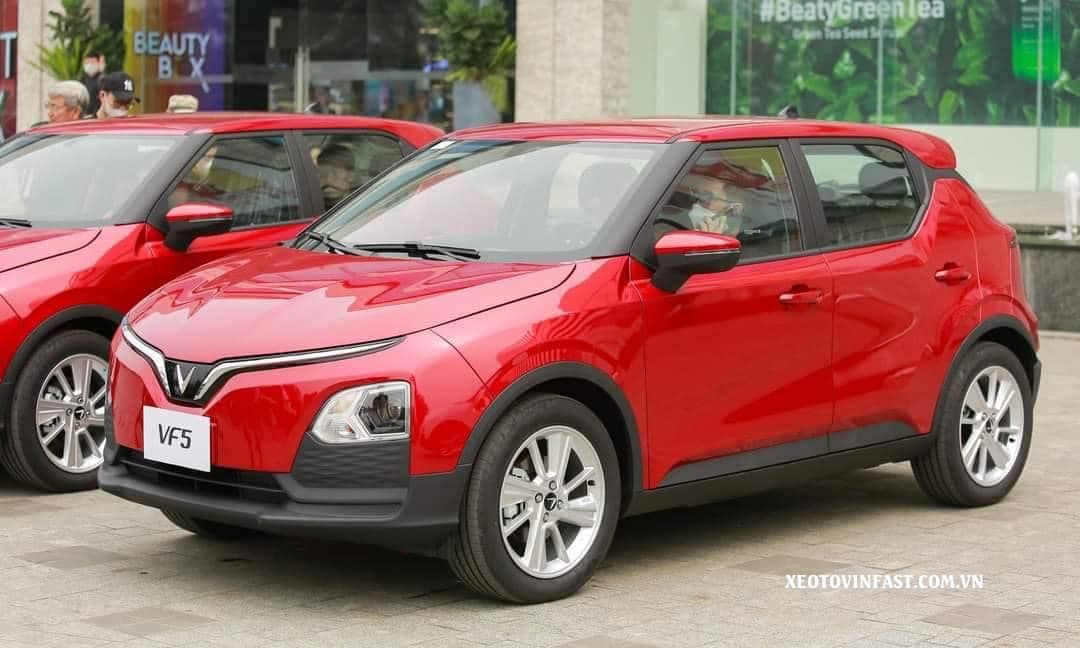 vinfast vf5 màu đỏ - 3
