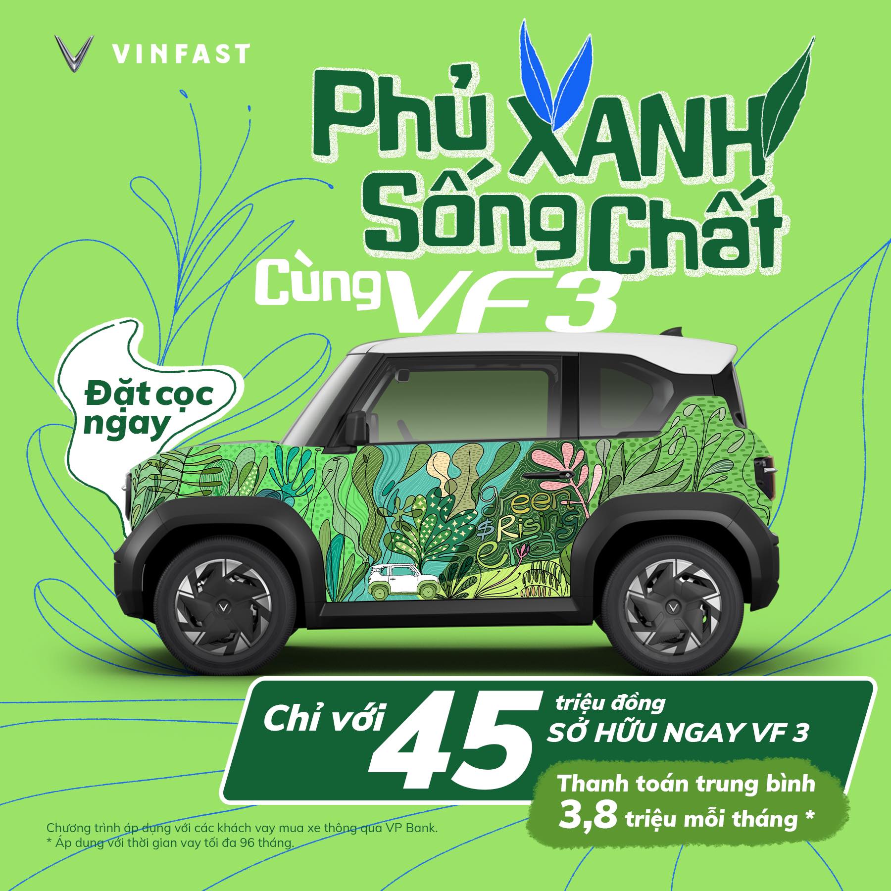 Mua xe VinFast VF3 trả góp