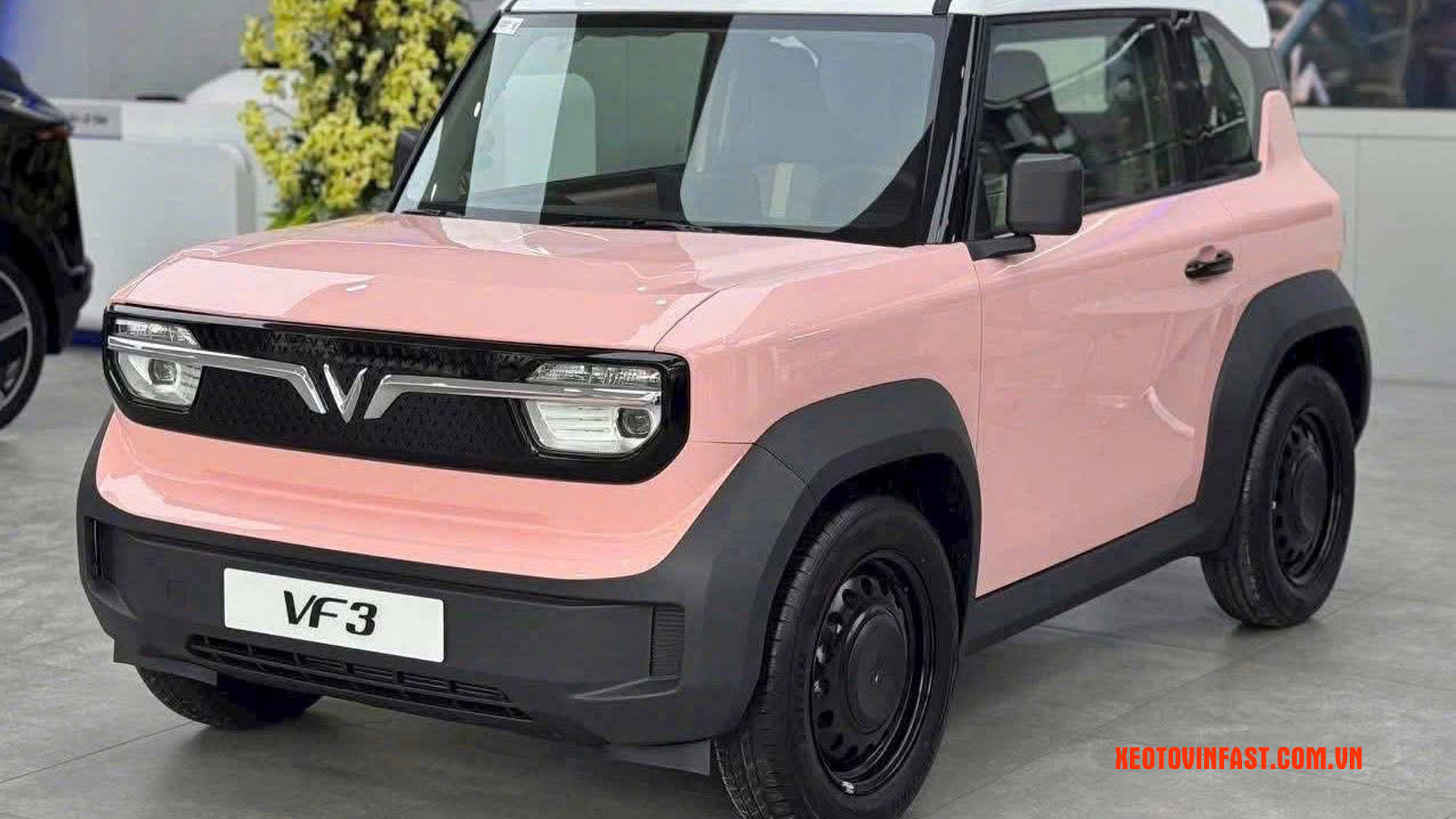VinFast VF3: Bảng giá và chi tiết phiên bản nâng cấp “Tiêu chuẩn 2” mới nhất 1 Ngoại thất xe vinfast vf3 màu hồng