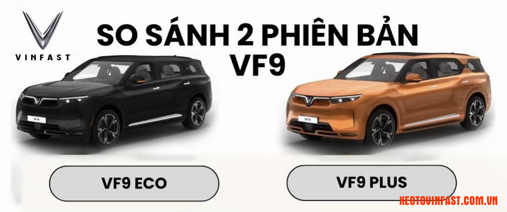So sánh đầy đủ VinFast VF9 Eco vs VF9 Plus: Nên chọn phiên bản nào phù hợp? 1 So sánh đầy đủ VinFast VF9 Eco vs VF9 Plus: Nên chọn phiên bản nào phù hợp?