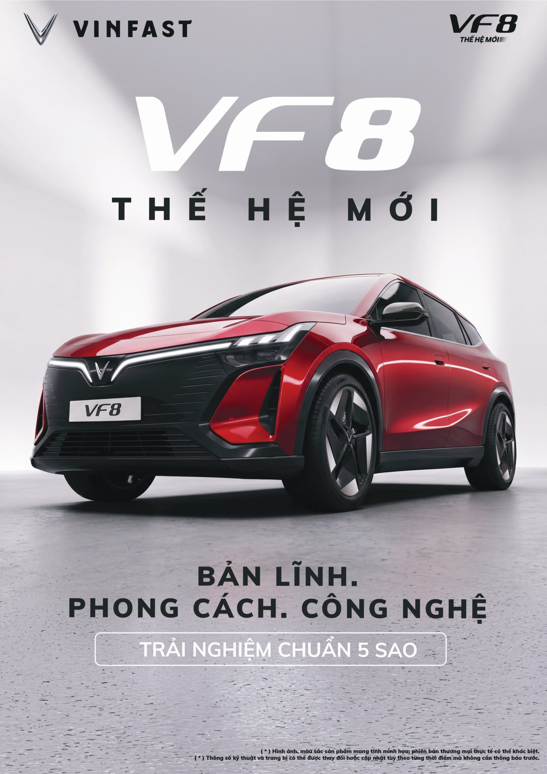 Thông Số Kỹ Thuật VF 8 Thế Hệ Mới 1 VinFast VF 8 thế hệ mới sở hữu diện mạo hiện đại, mạnh mẽ và mang phong cách SUV điện cao cấp.